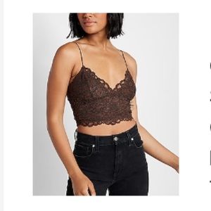Allover Lace Cropped Cami